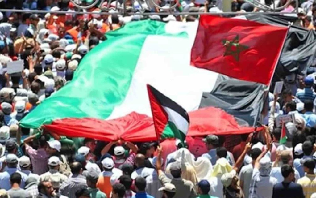 manifestation Maroc Palestine Israël