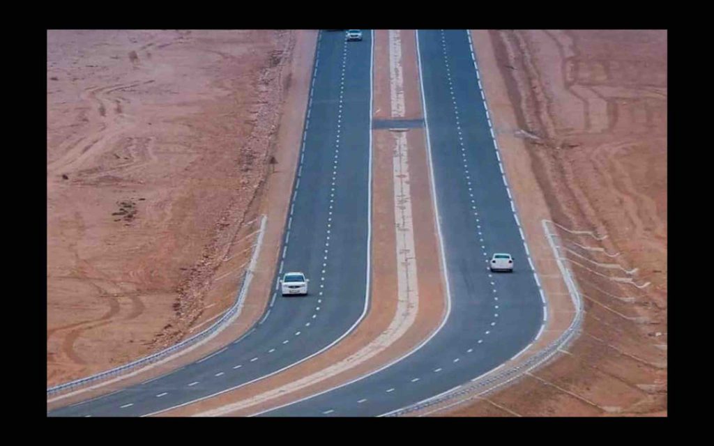 voie express Tiznit-Dakhla Maroc