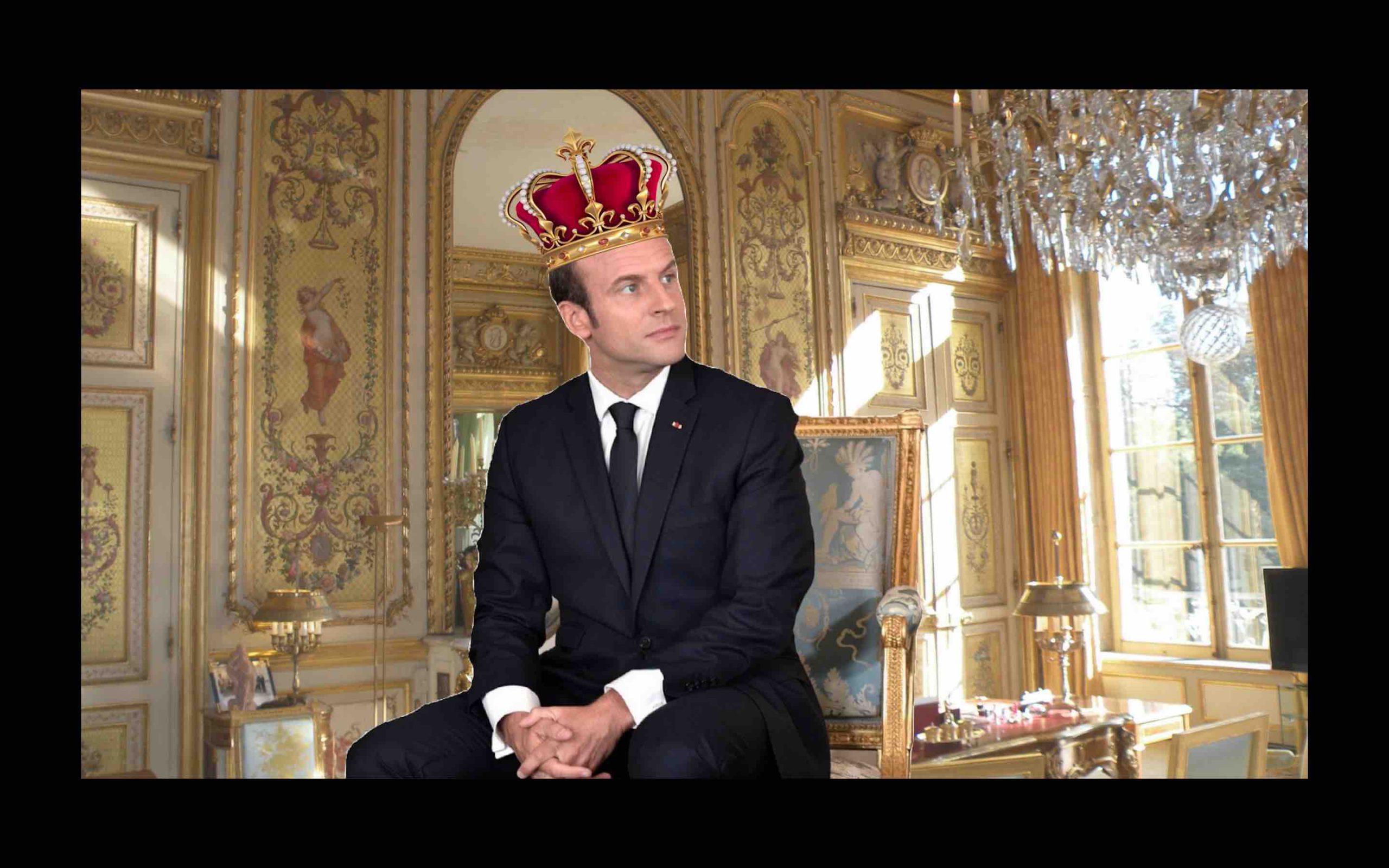 Emmanuel Macron roi de France