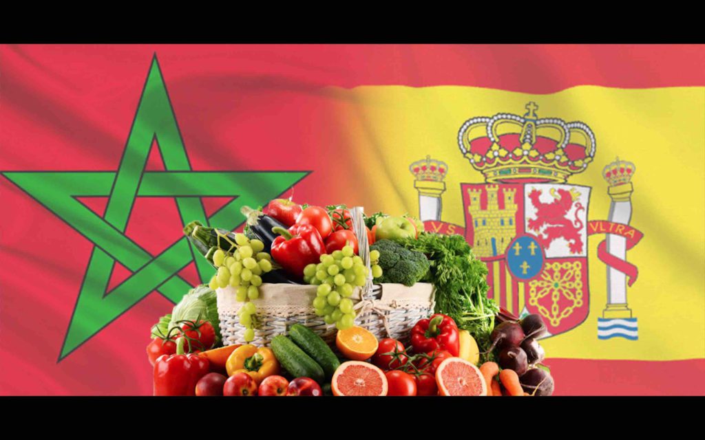 Maroc Espagne fruits légumes Morocco Spain vegetables