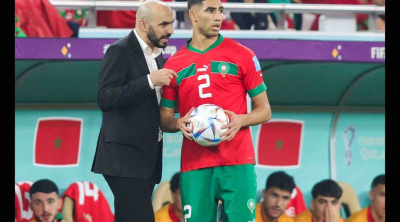 Walid Regragui Achraf Hakimi Maroc Morocco