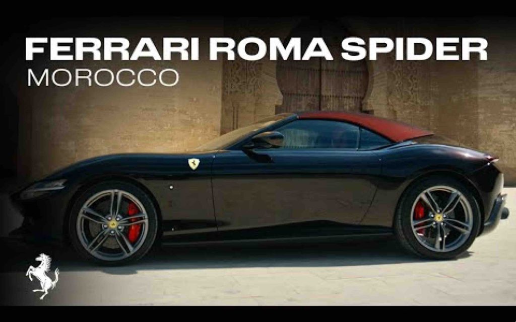 Ferrari Roma Spider Maroc Rabat Morocco
