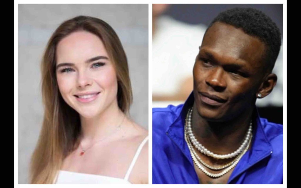 Israël Adesanya Charlotte Powdrell