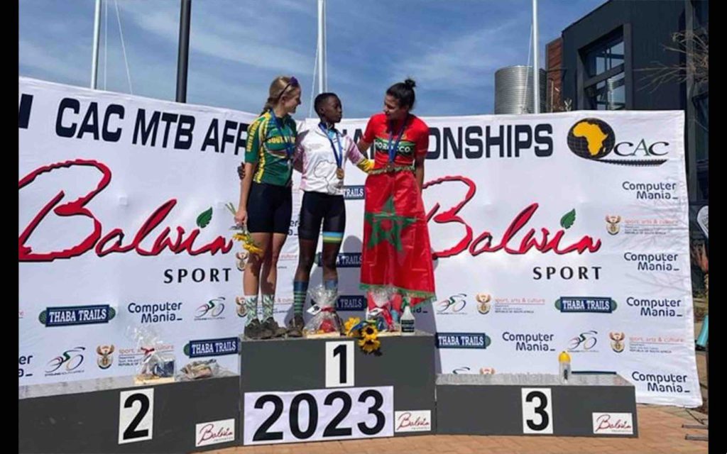 Championnat d'Afrique de VTT marocaine Rajaa Chaker Maroc