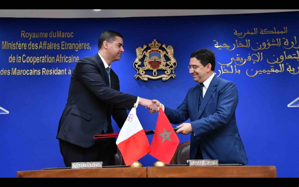 Ian Borg Malte Nasser Bourita Maroc Morocco