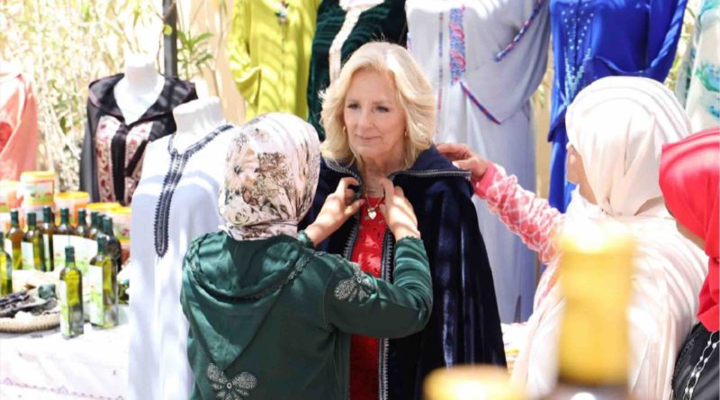 Jill Biden visite à Marrakech, l'Association Ennakhil pour la Femme et l’Enfant