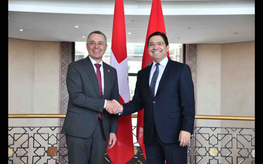 Maroc Suisse Nasser Bourita Ignazio Cassis Morocco