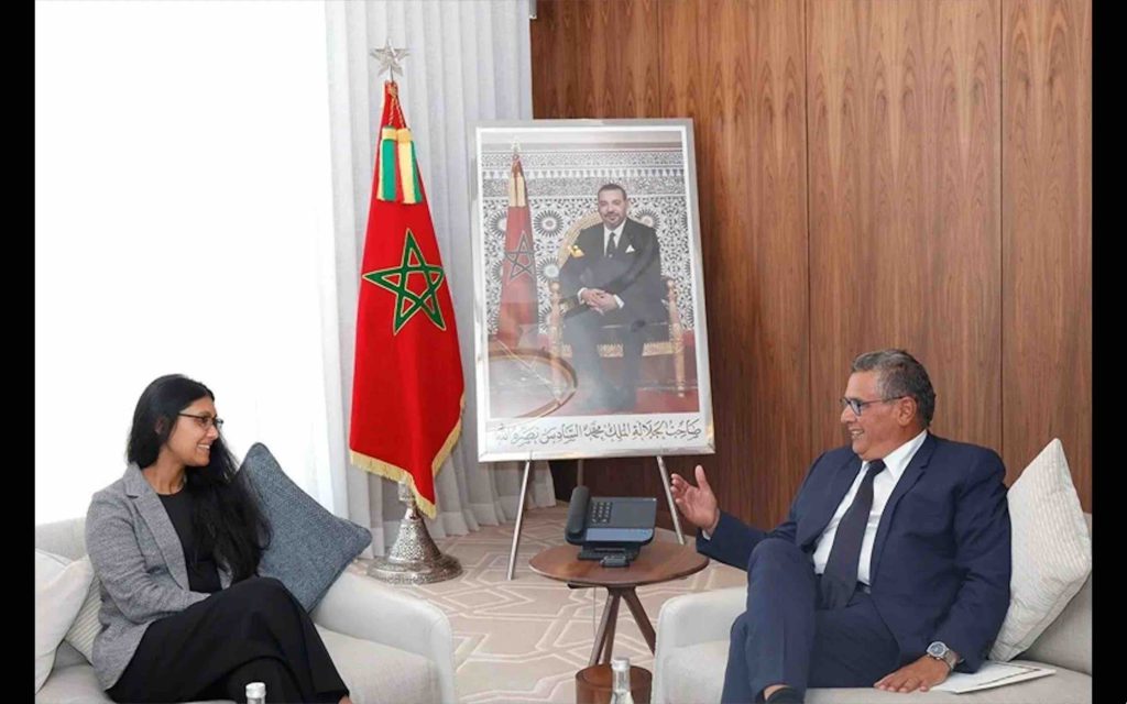 Aziz Akhannouch HCL Tech Maroc Inde Roshni Nadar Morocco India