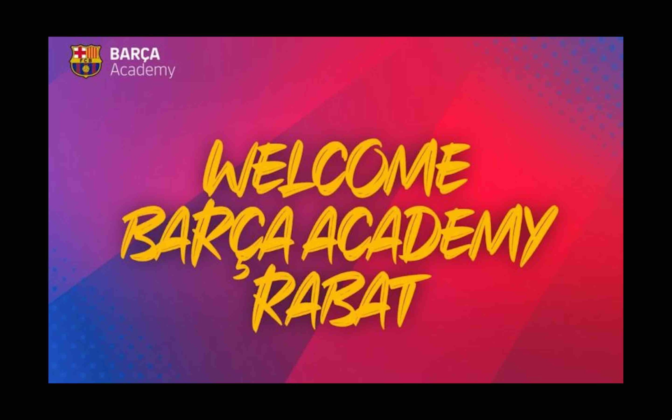 FC Barcelone académie de football Rabat Maroc Barça Academy
