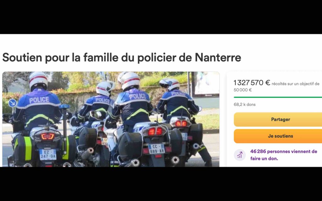 Le policier de Nanterre devient millionnaire