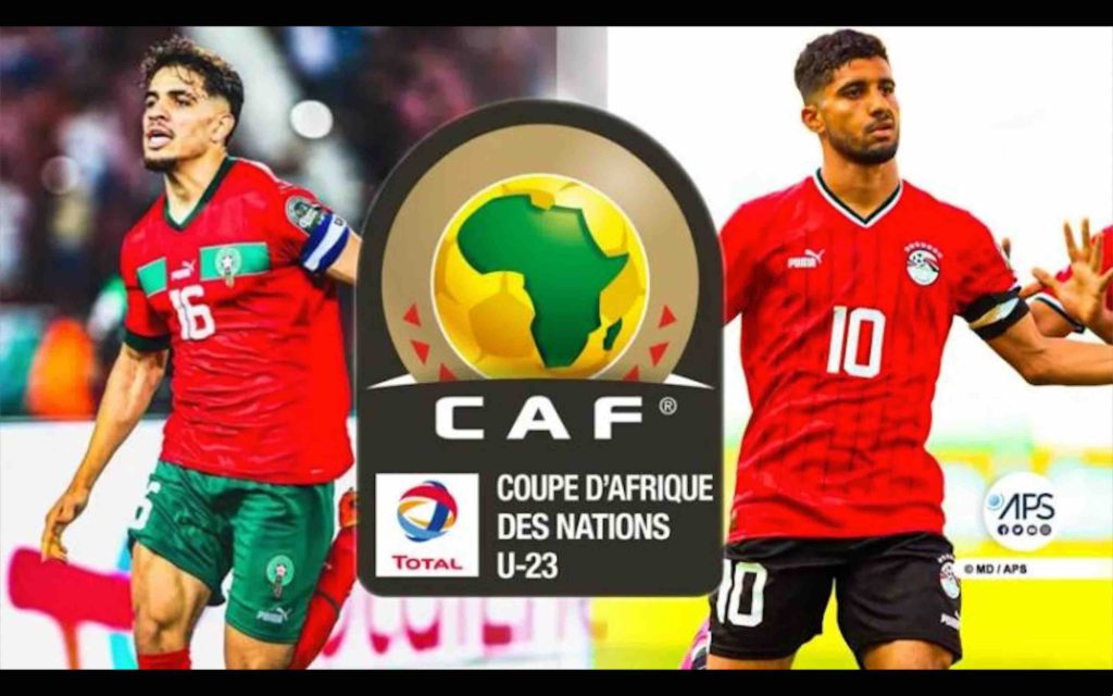 foot finale CANU23 Maroc Egypte CAN U-23