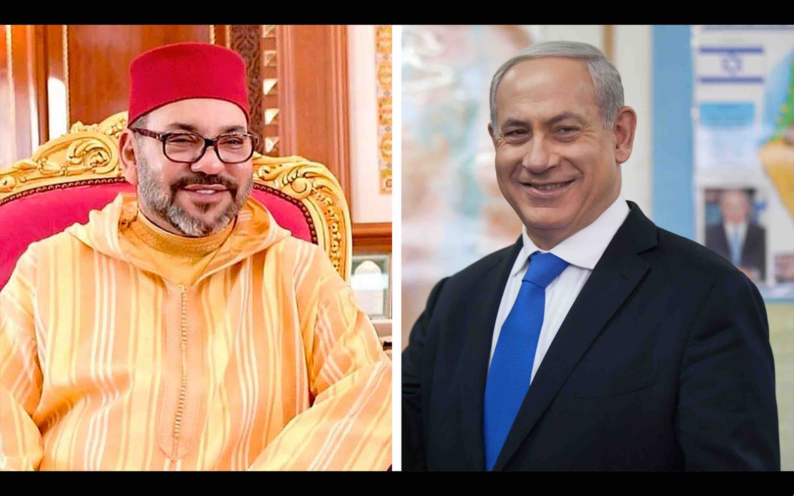 roi Mohammed 6 Benjamin Netanyahu Maroc Israël Morocco