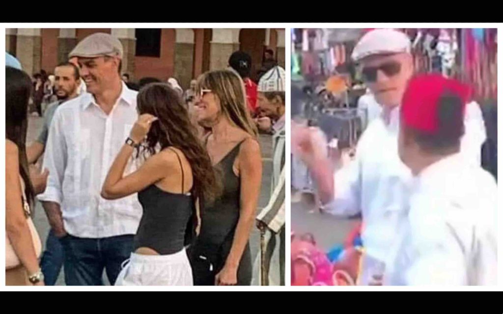 Pedro Sánchez vacances Marrakech Maroc