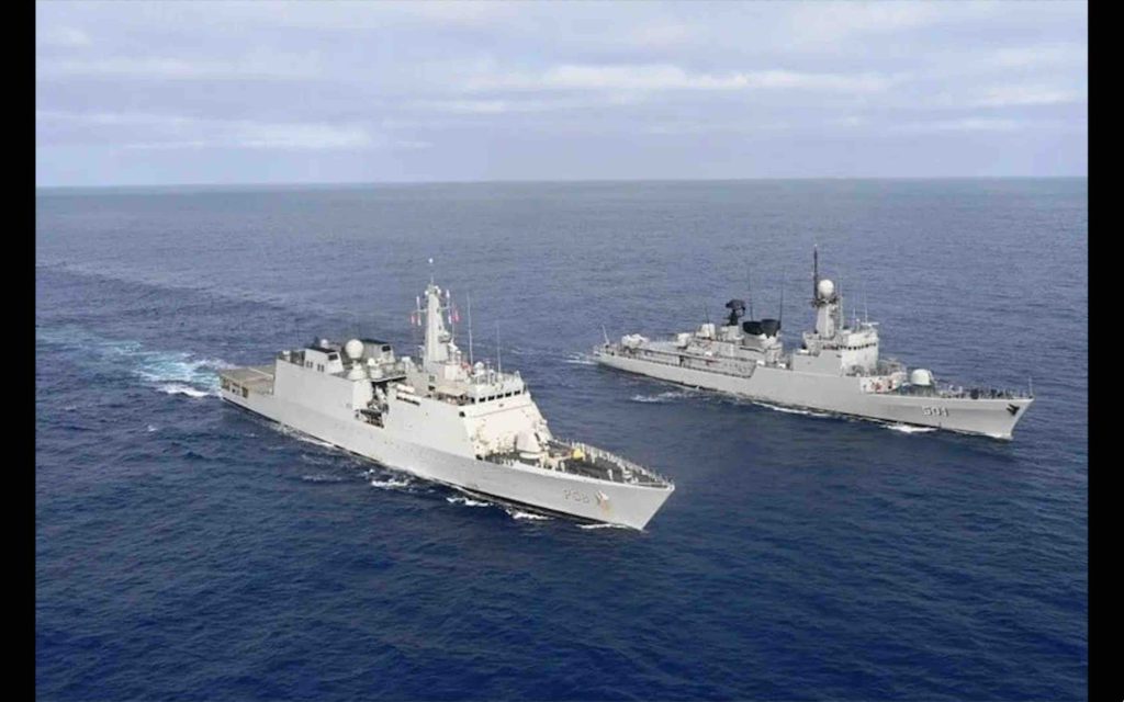 Exercice militaire naval Maroc Inde