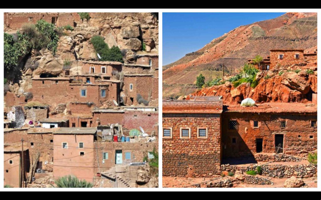 Maroc maisons montagne Atlas marocain