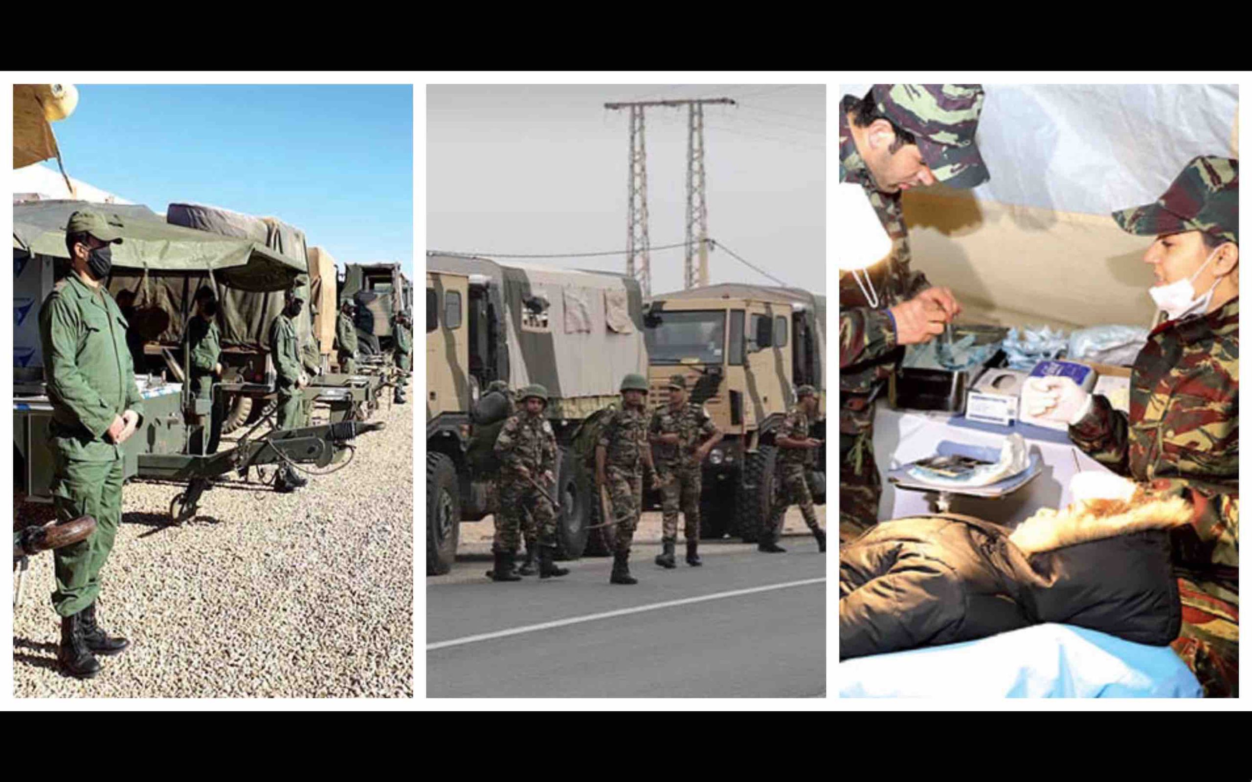 Séisme au Maroc tremblement de terre FAR armée soldats