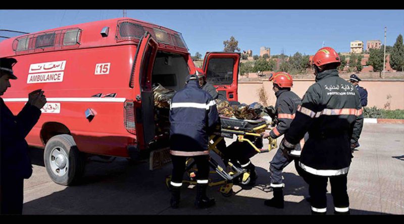 accident ambulance Maroc