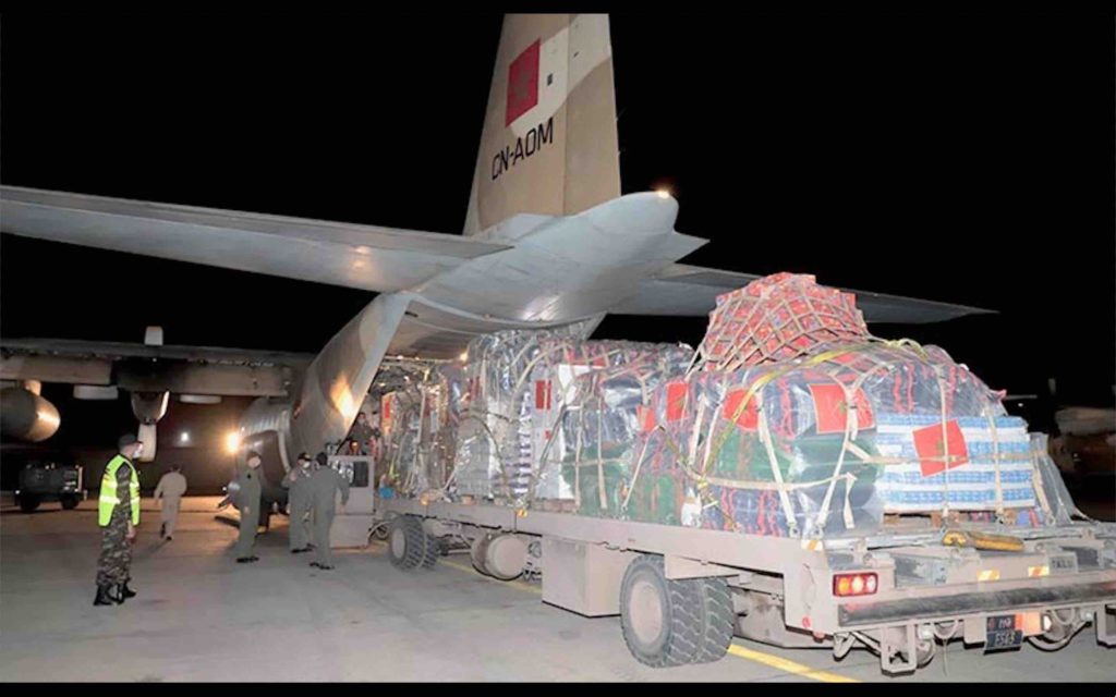 aide humanitaire internationale Maroc