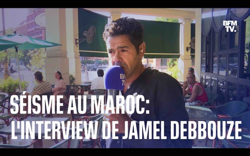 Séisme Maroc Jamel Debbouze interview BFM TV
