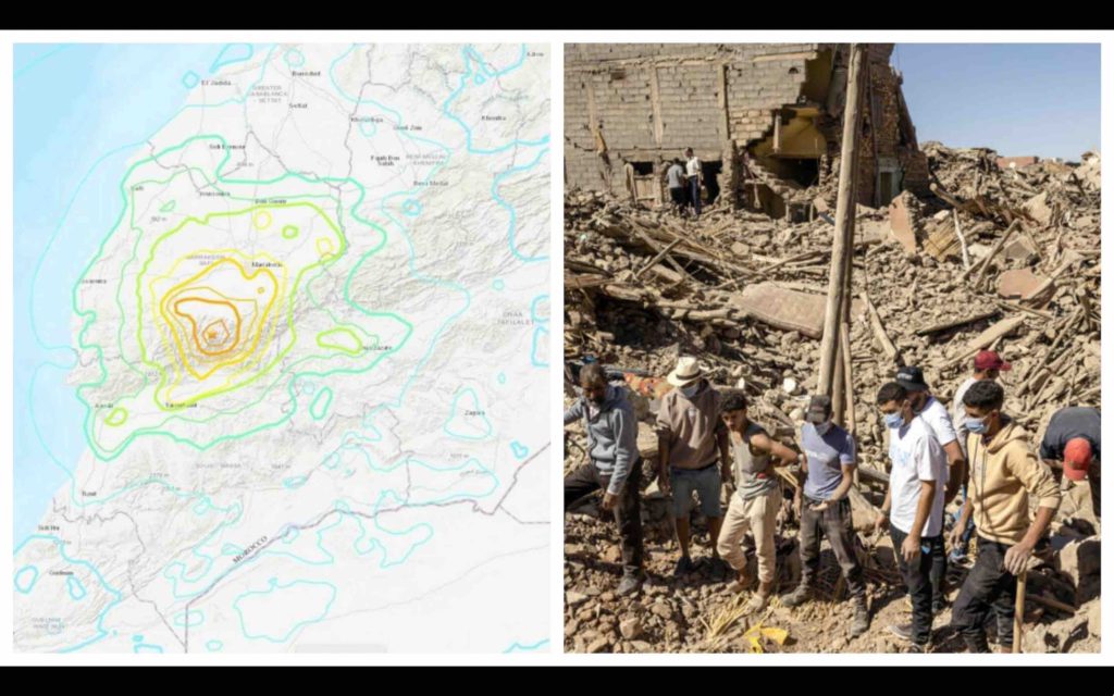 séisme Maroc tremblement de terre Morocco earthquake