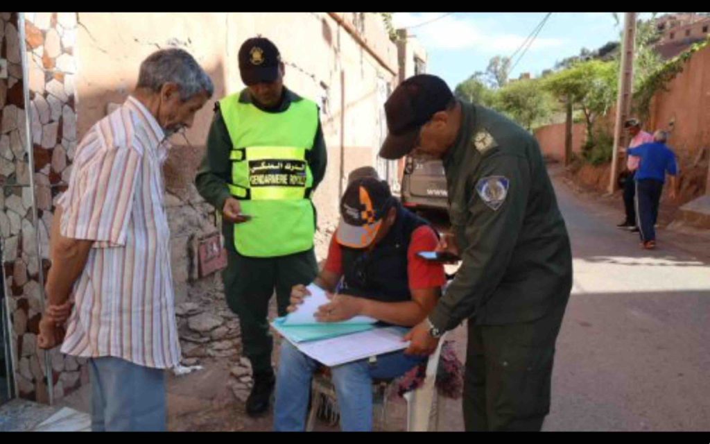 séisme recensement Maroc