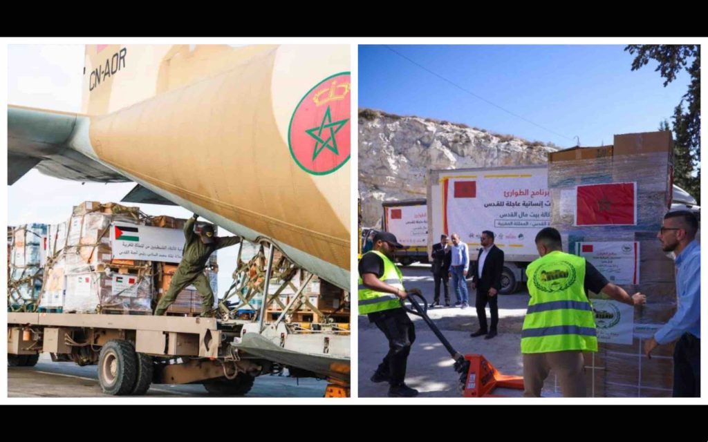 aide humanitaire Maroc Palestine