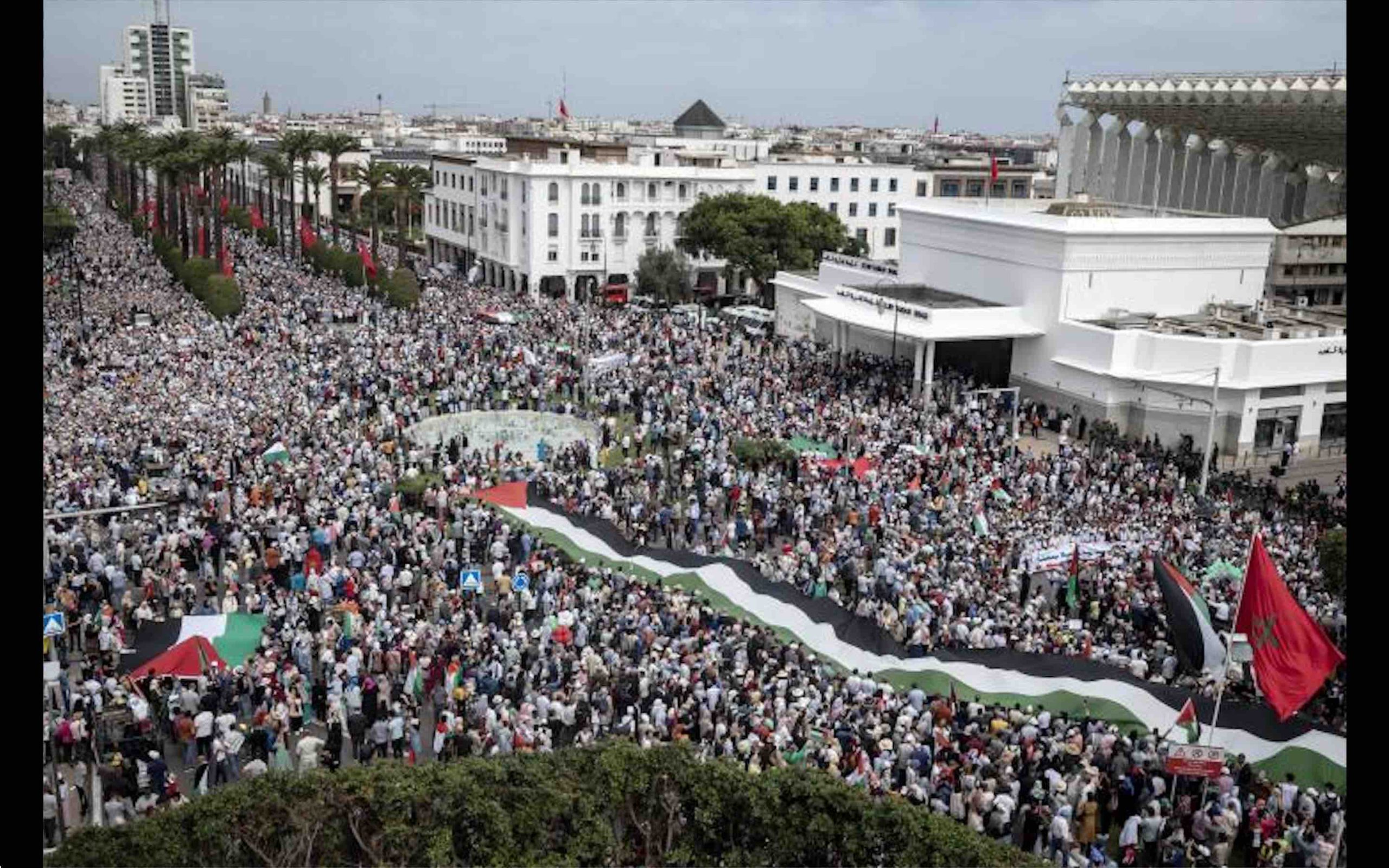 Manifestation Palestine Maroc