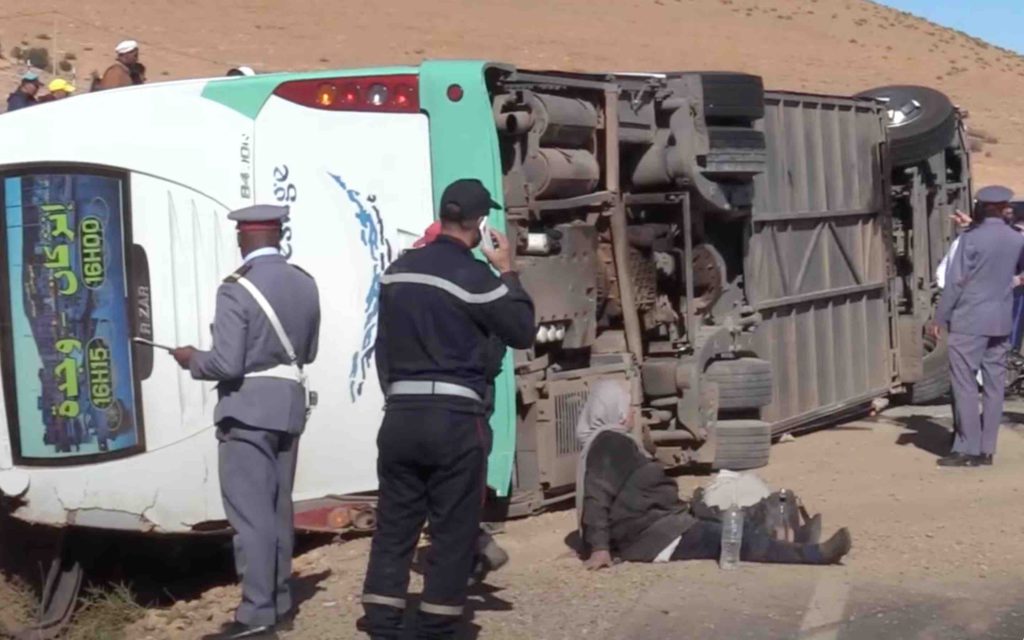 (Vidéo) Jerada: une collision entre un car et une moto fait un mort