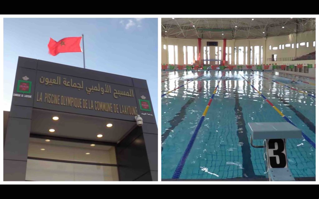 Maroc piscine olympique Laâyoune Sahara marocain
