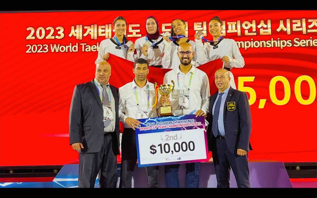 Taekwondo- la sélection marocaine féminine vice-championne du monde par équipes
