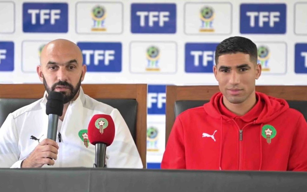 Walid Regragui Achraf Hakimi conférence de presse