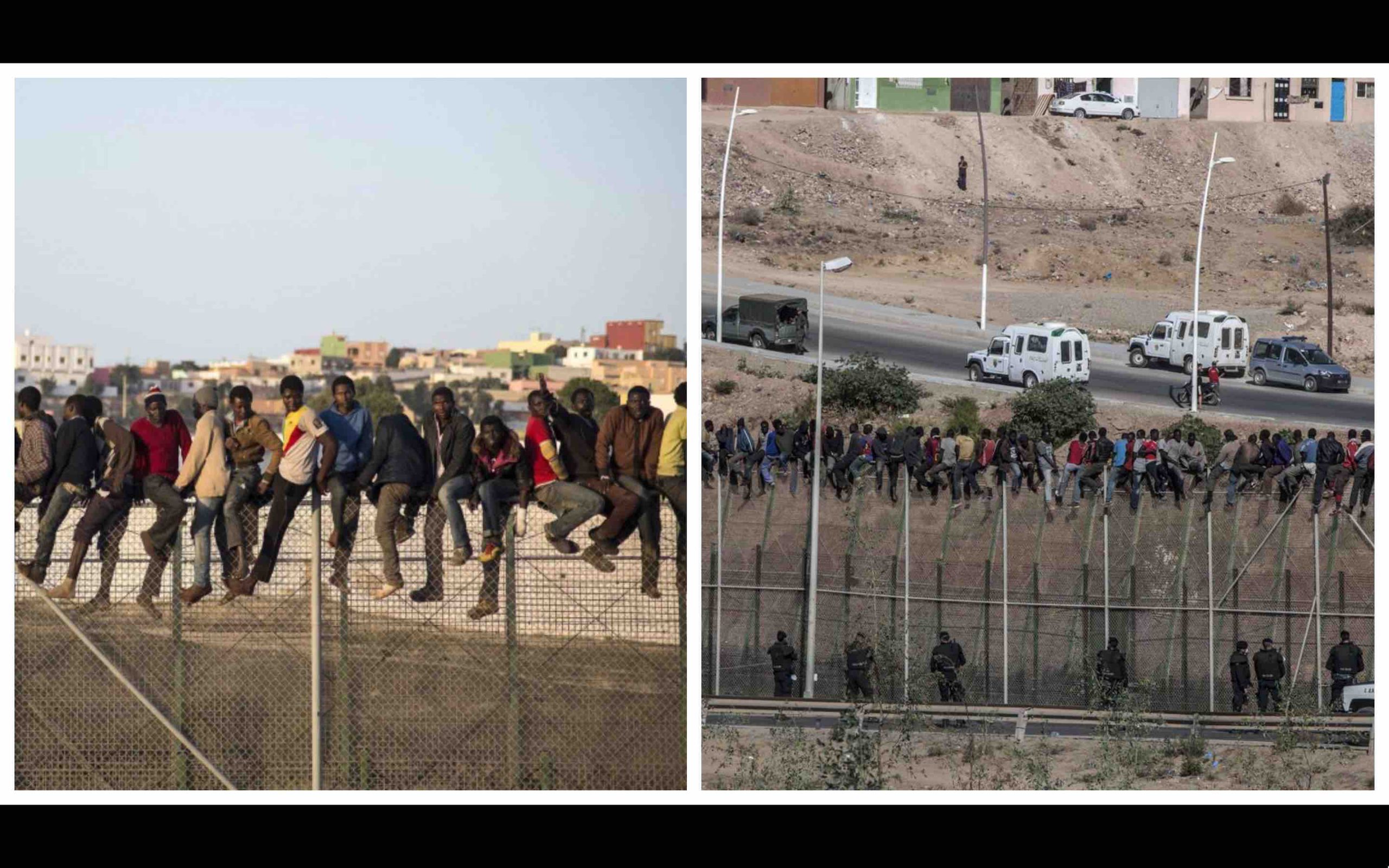 migrants subsahariens Sebta Melilla Maroc