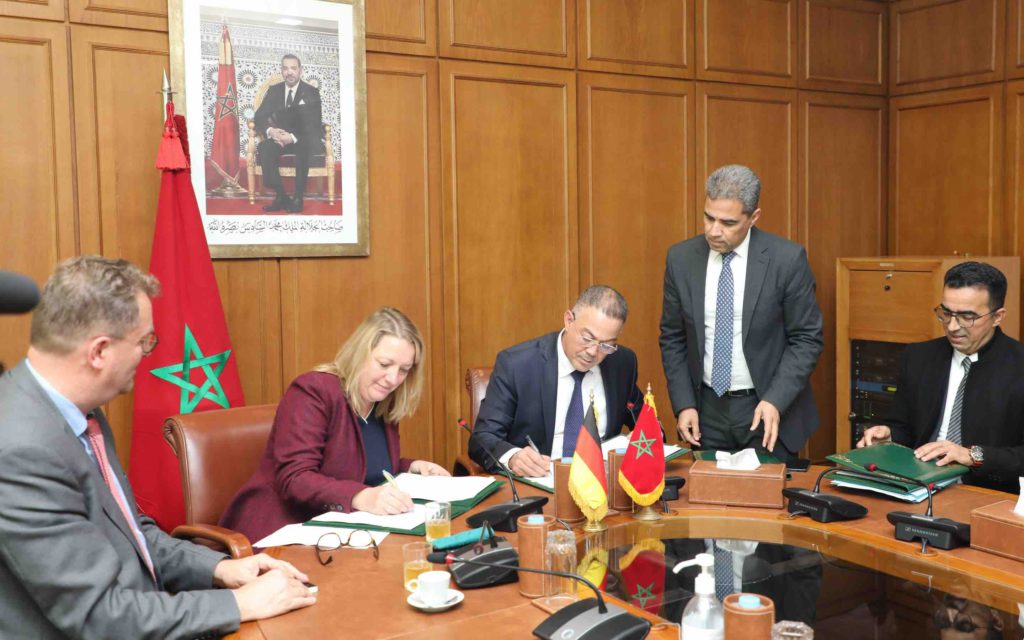 Maroc Allemagne Fouzi Lekjaa Janne Rajpar banque allemande de développement