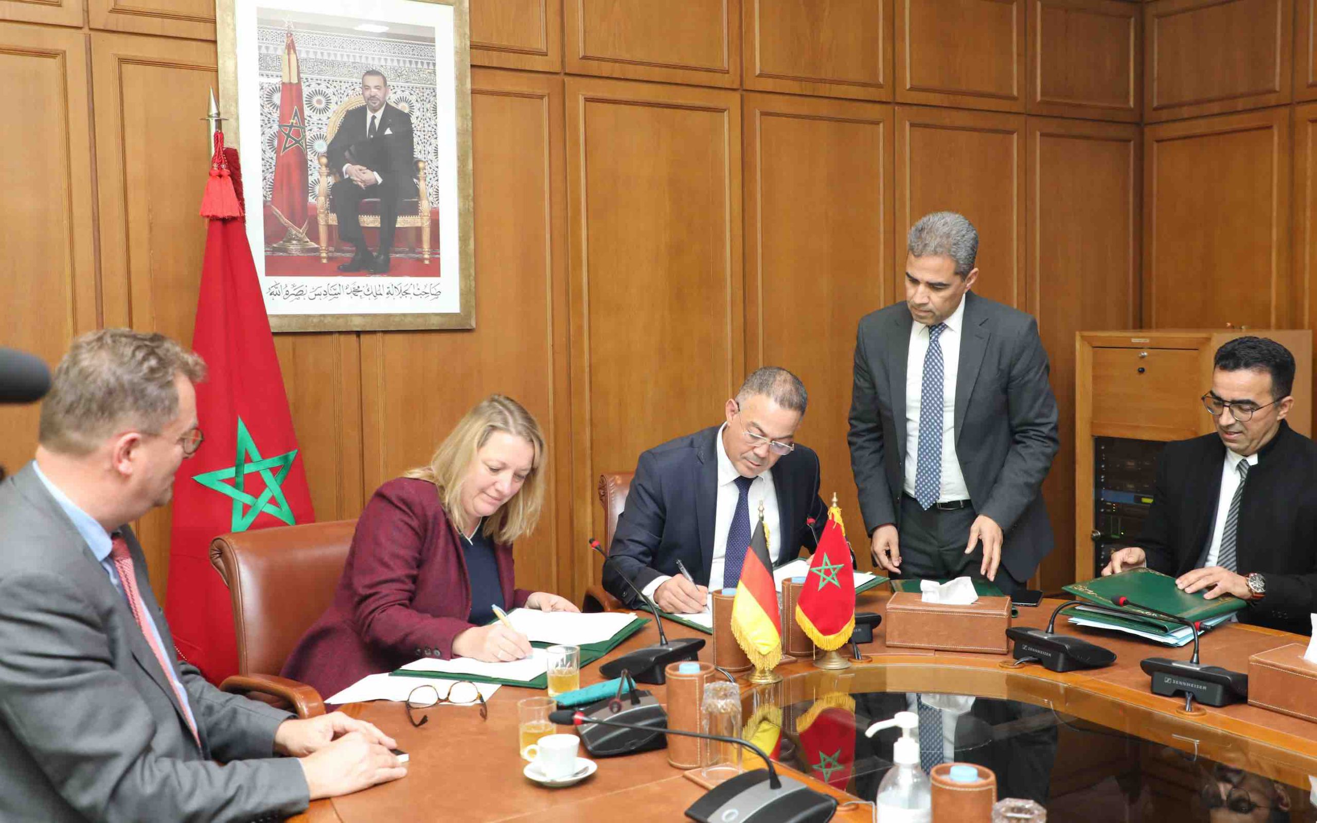 Maroc Allemagne Fouzi Lekjaa Janne Rajpar banque allemande de développement