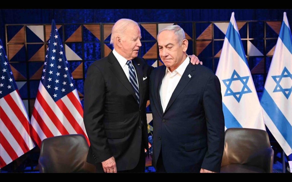 Joe Biden Benyamin Netanyahou