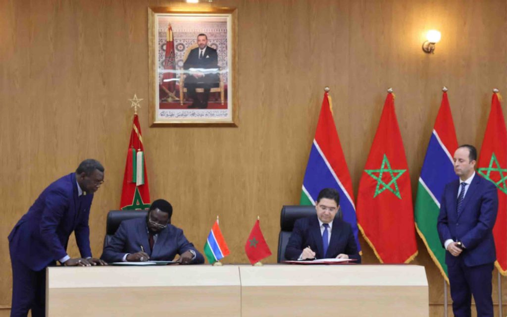 Mamadou Tangara Nasser Bourita Maroc Gambie Morocco Gambia