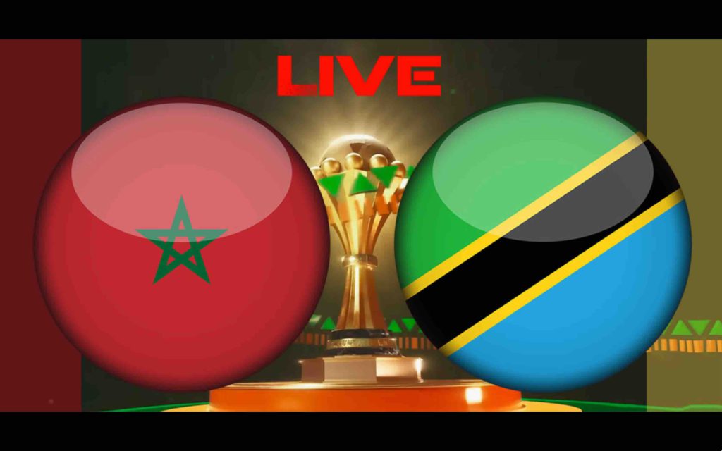 (Vidéo live direct) CAN - match Maroc - Tanzanie streaming Morocco Tanzania