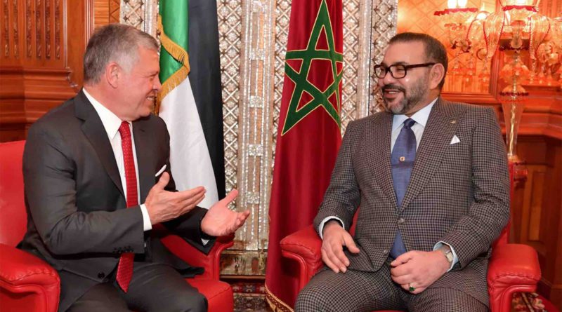 roi du Maroc Mohammed 6 roi de Jordanie Abdallah 2