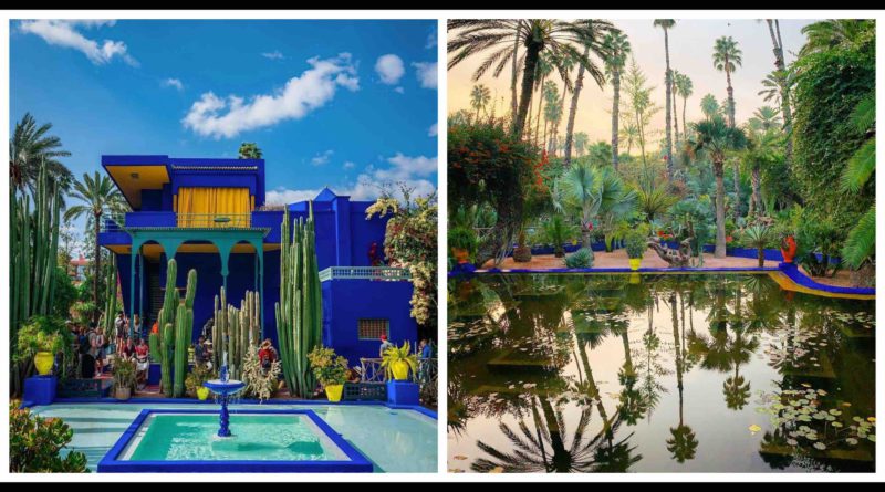 Maroc jardin Majorelle Marrakech