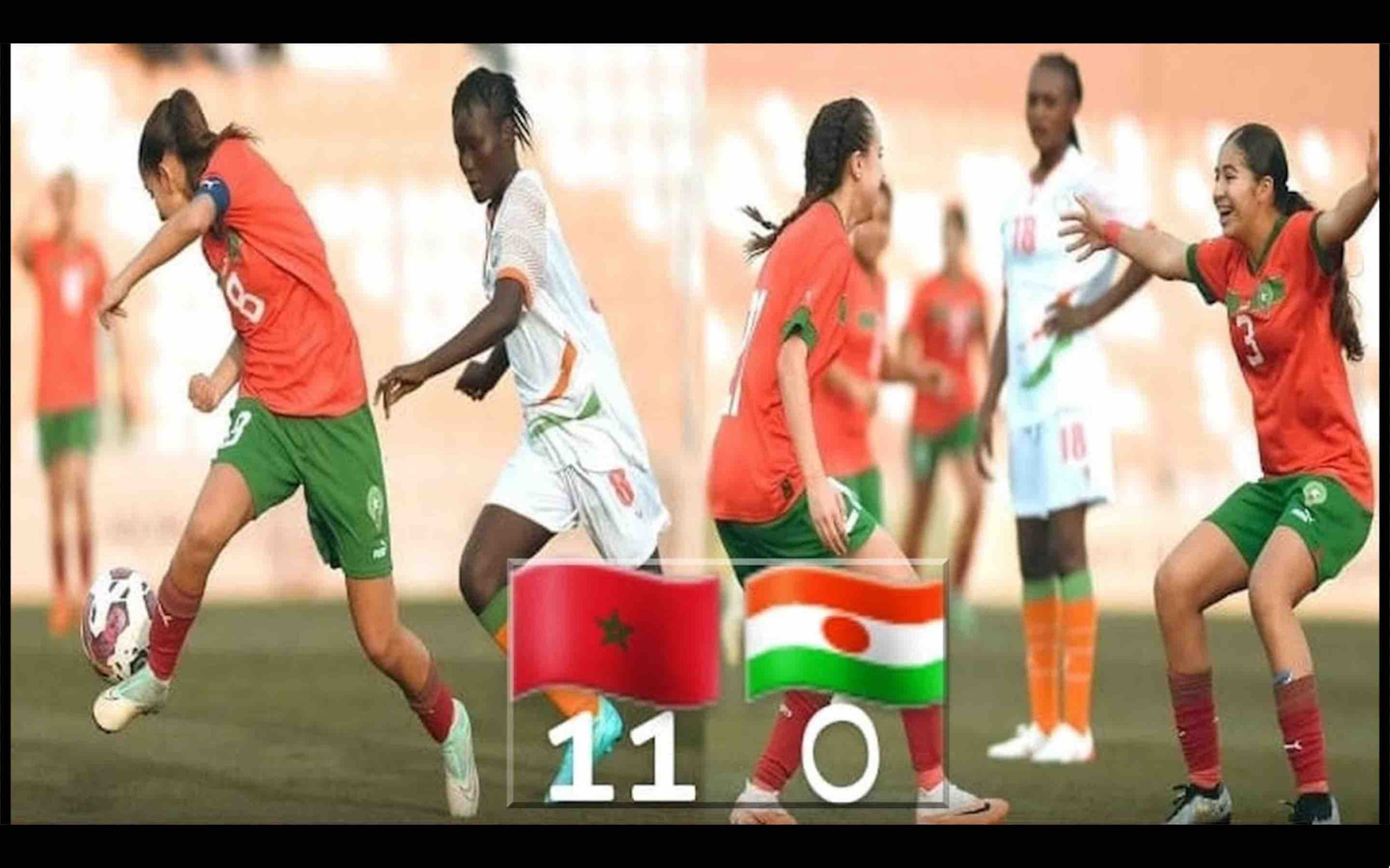 match U17 Maroc Niger 11 0