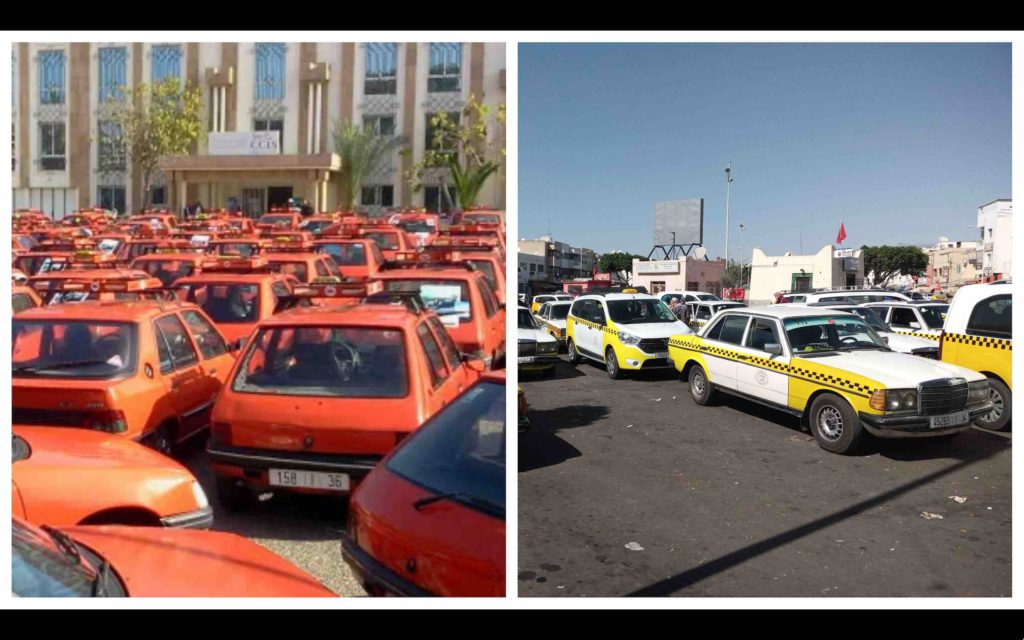 petits taxis grands taxis Agadir Maroc