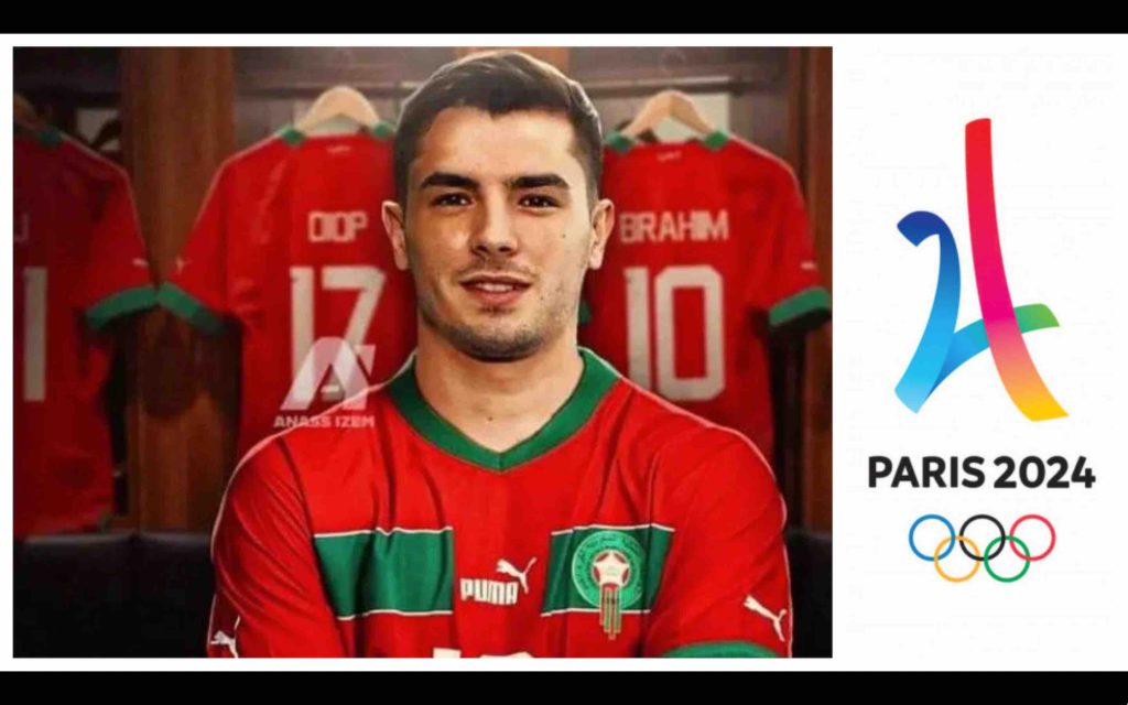 Brahim Abdelkader Díaz Jeux Olympiques Paris 2024 Maroc U23