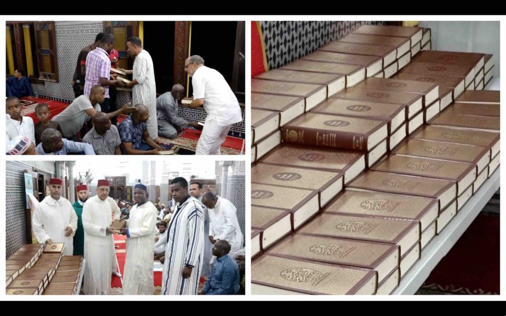 Libreville Gabon don Maroc Coran mosquée Hassan 2