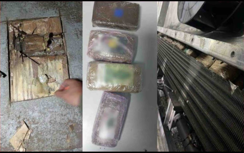 Maroc Port Tanger Med saisie 400 kilos de resine de cannabis camion