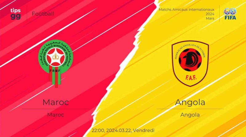 Vidéo match Maroc Angola replay