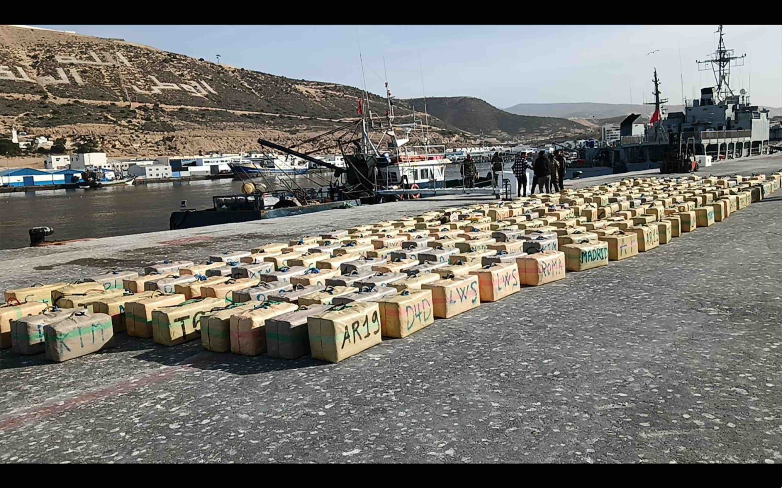 Maroc Agadir plus de 10 tonnes de résine de cannabis saisies