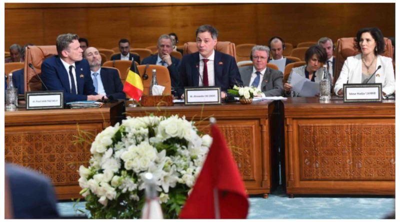 Alexander De Croo Maroc Belgique Morocco Belgium