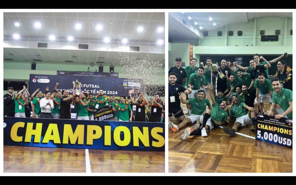 Vietnam Maroc Tournoi amical international de futsal Morocco