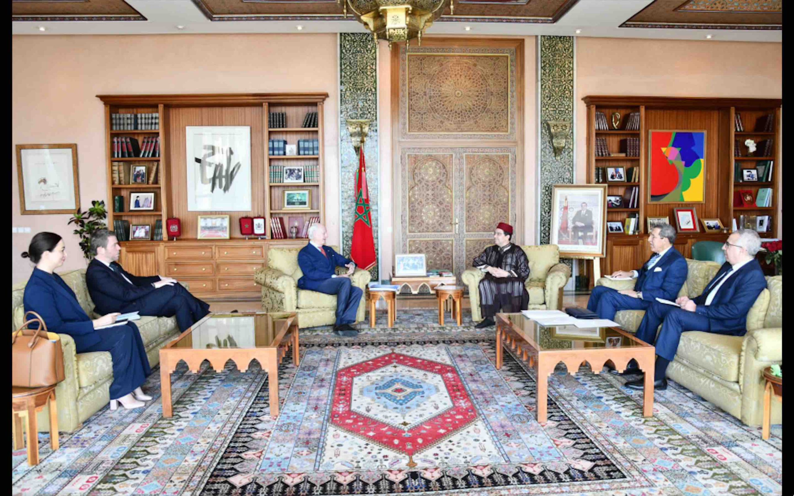 Nasser Bourita Staffan de Mistura Maroc Sahara marocain