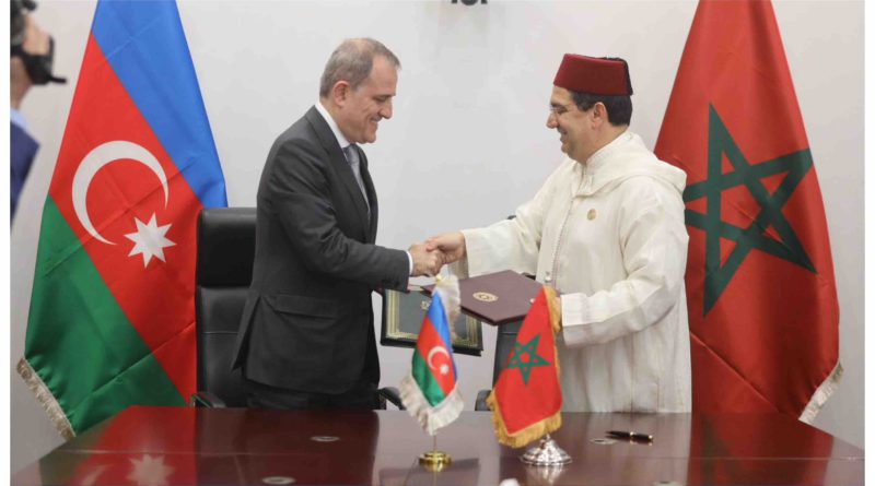 Azerbaïdjan Djeyhoun Baïramov Maroc Nasser Bourita Morocco Azerbaijan